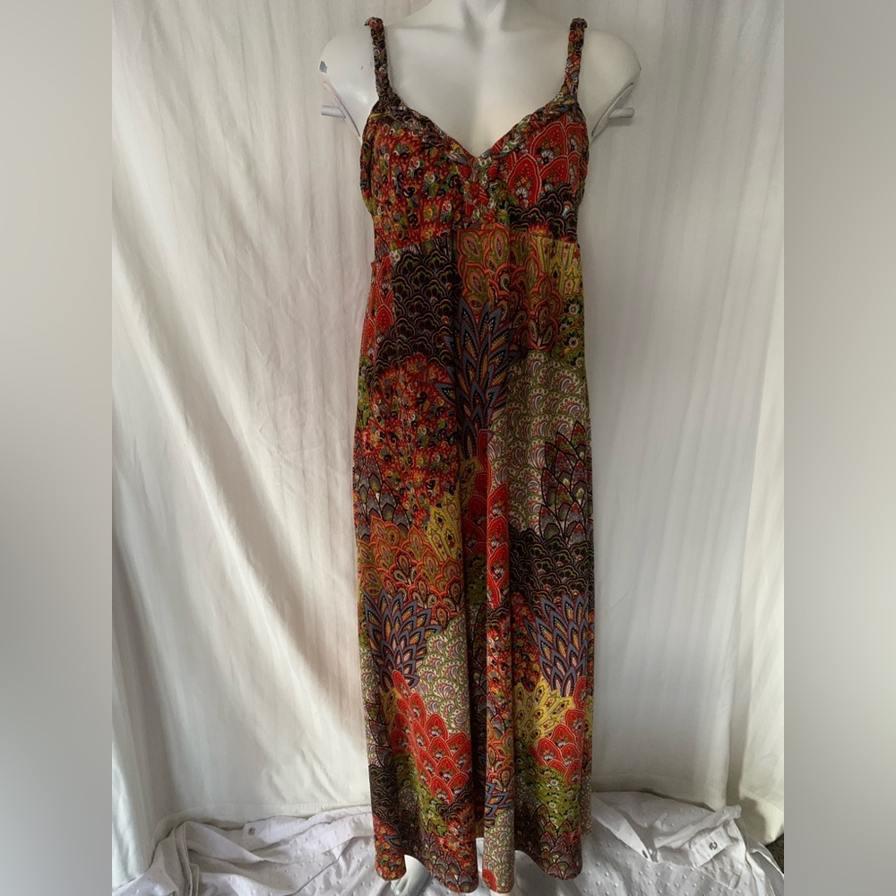 SILVERGATE • Harvest Paisley Maxi Dress/ size (large)